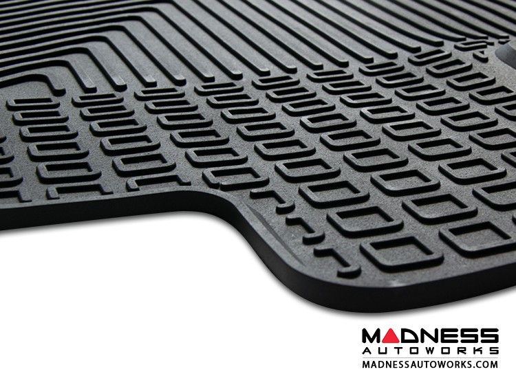 smart fortwo Floor Mats All Weather Rubber 453 model Deluxe Version